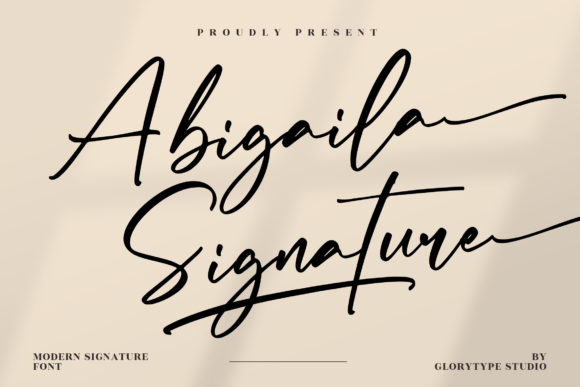 Abigaila Signature: A Handwritten Font for Editorial Design
