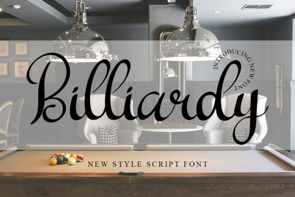 Billiardy: A Stylish Font That Elevates Brand Identity