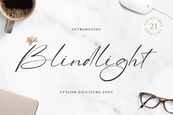 Blindlight: A Script Font That Elevates Campaign Design