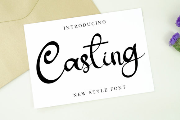 Casting: A Script Font for Modern Branding