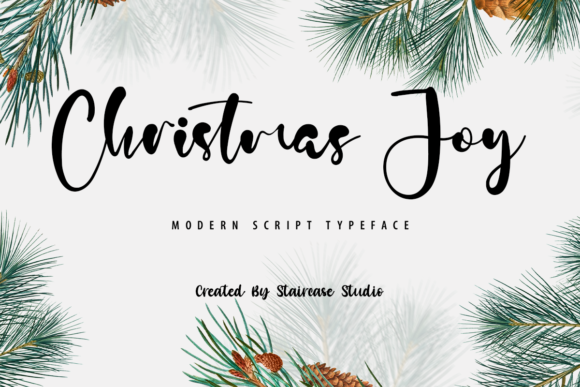 Christmas Joy Font for Holiday Campaigns