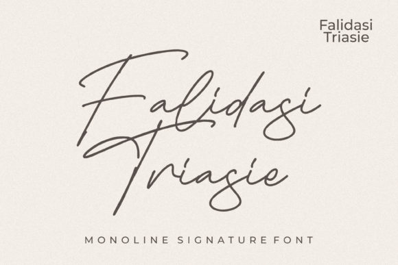 Falidasi Triasie Font for Polished Branding