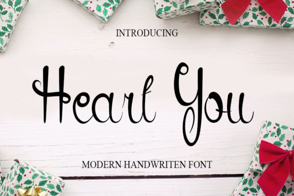Heart You: A Handwritten Font for Editorial Design