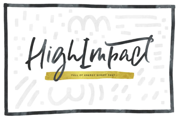 High Impact Font for Dynamic Branding and Marketing
