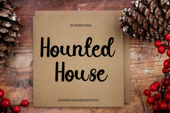Hounted House Font for Modern Web Design