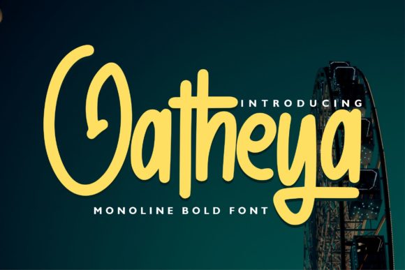 Jatheya: A Handwritten Font with Personality for Branding Projects