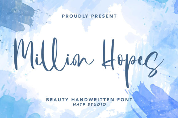 Million Hopes Font for Modern Marketing