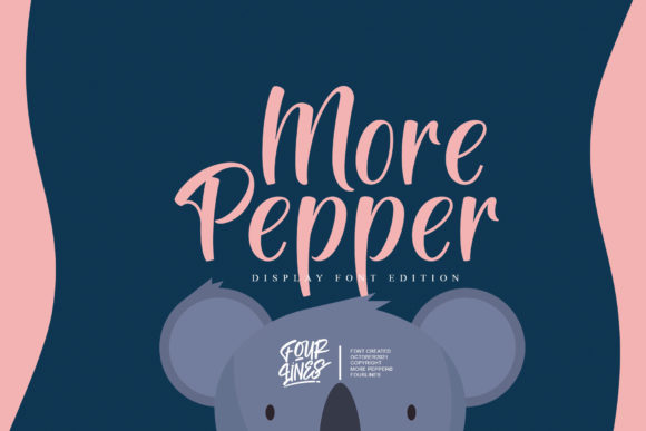 More Pepper: A Font That Elevates Your Brand's Visual Story