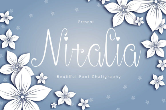 Nitalia: A Refined Script Font for Modern Branding