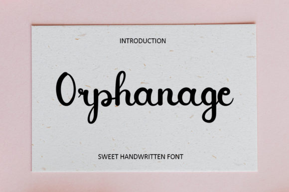 Orphanage Font Review: A Luxurious Handwritten Typeface
