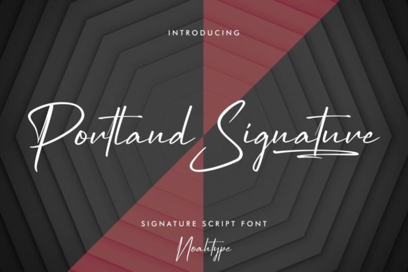 Portland Signature: A Handwritten Font with Timeless Appeal