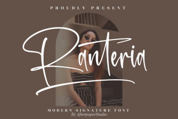 Ranteria: A Handwritten Font for Modern Web Design