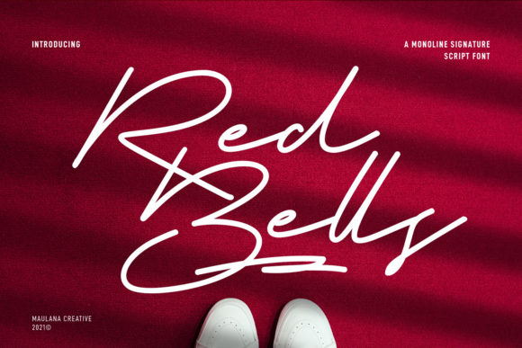Red Bells: A Stylish Script Font for Creative Makers