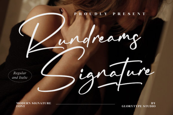 Rundreams Signature Font for Elegant Design
