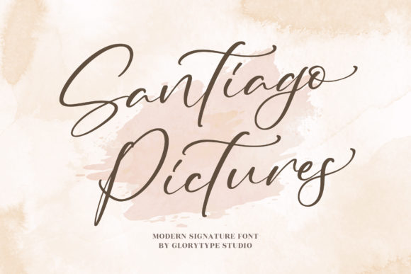 Santiago Pictures: A Graceful Script Font for Editorial Design
