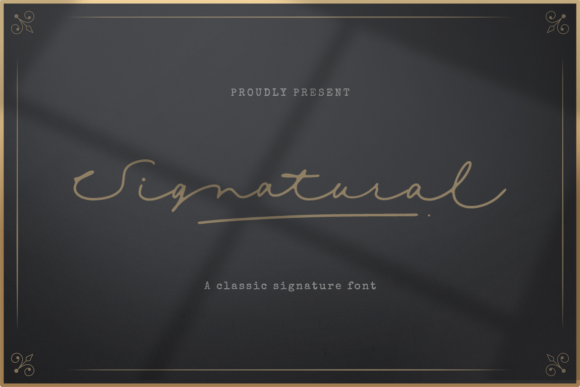 Signatural: A Delicate Script Font for Polished Branding