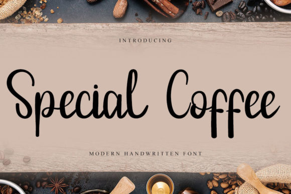 Special Coffee: A Handwritten Font for Creative Makers