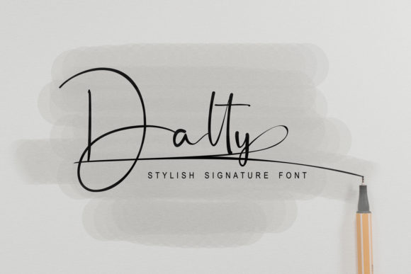 Testing Dalty: A Script Font for Modern Web Design