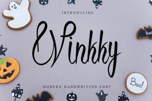 Winkky: A Luxurious Handwritten Font for Craft Creations
