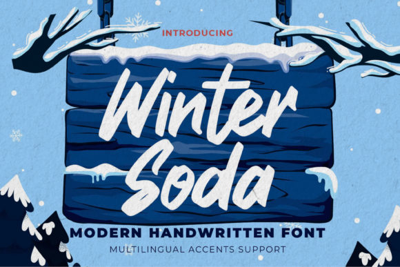 Winter Soda: A Script Font for Editorial Elegance