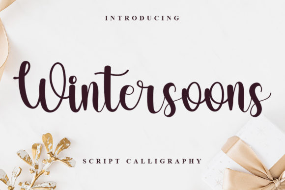 Wintersoons: A Handwritten Font for Seasonal Campaigns